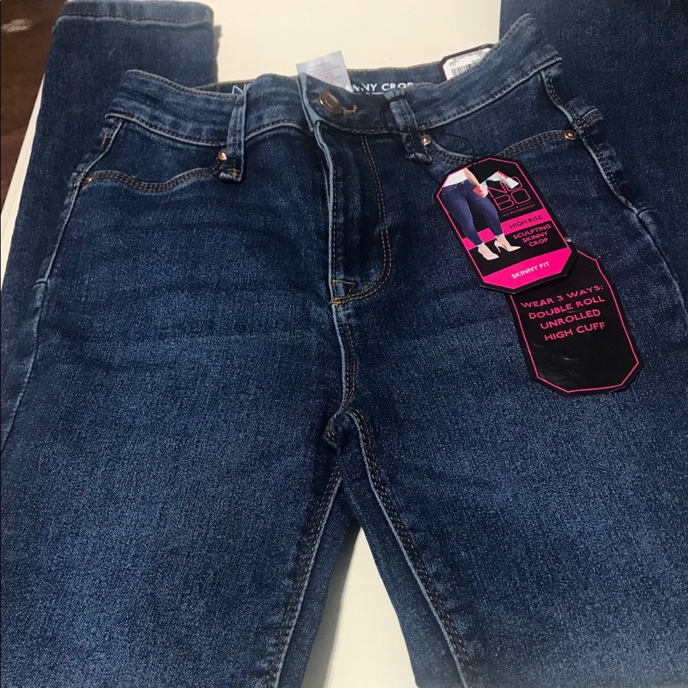 No Boundaries skinny cropped jeans- size 1